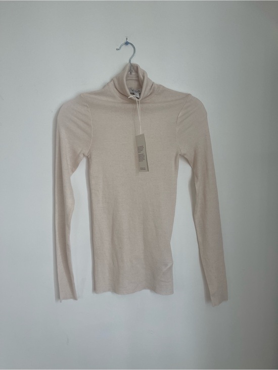 COS Tops - COS wool Cream Long Sleeve Turtleneck Top